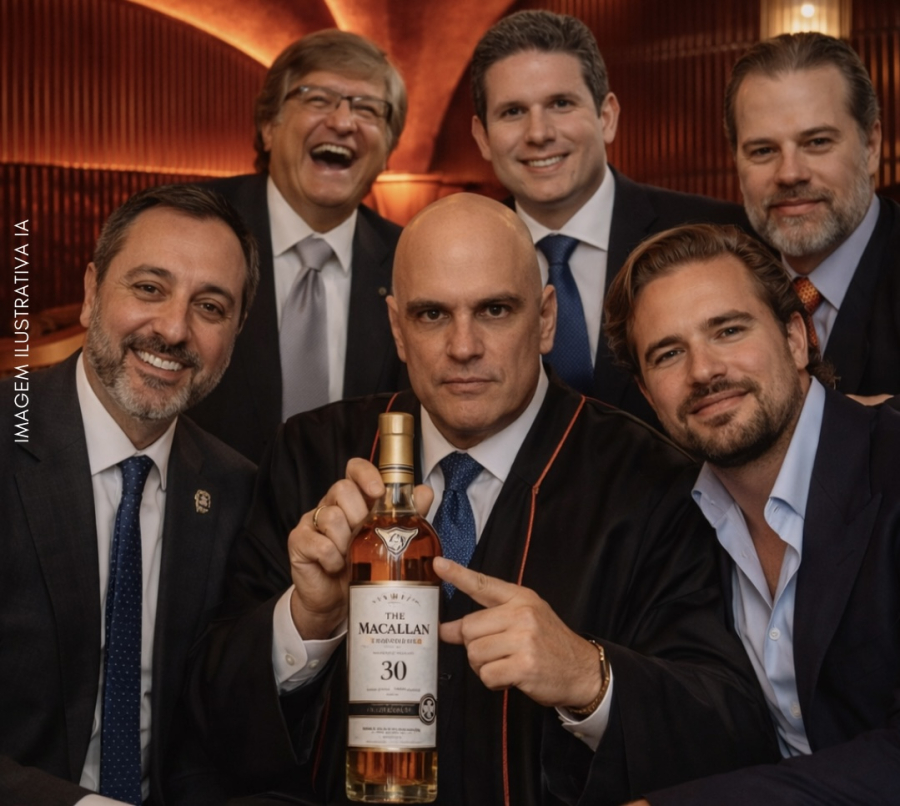 Moraes, Vorcaro, Dias Toffoli, PAULO GONET, hugo motta e Andrei degustaram Macallan de R$ 3,2 milhões durante encontro em Londres