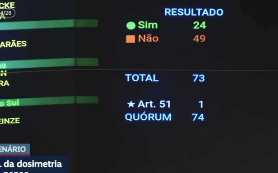 Senado e Câmara derrubam veto do lula   sobre pl da dosimetria