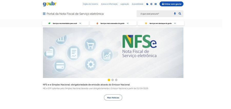 Prefeitura reforça que emissão de Nota Fiscal Eletrônica migrará para o emissor nacional