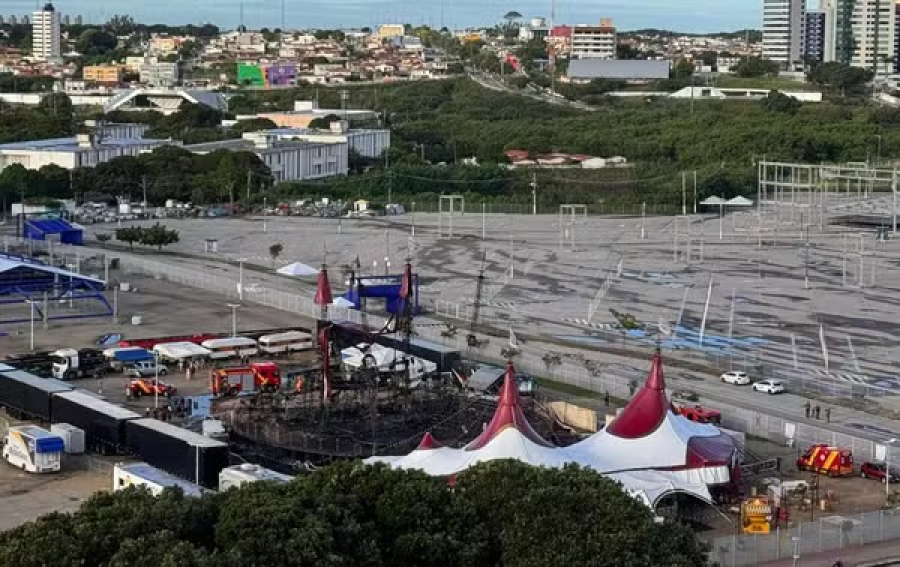 Circo de Tirulipa sofre incêndio de grandes proporções em Natal