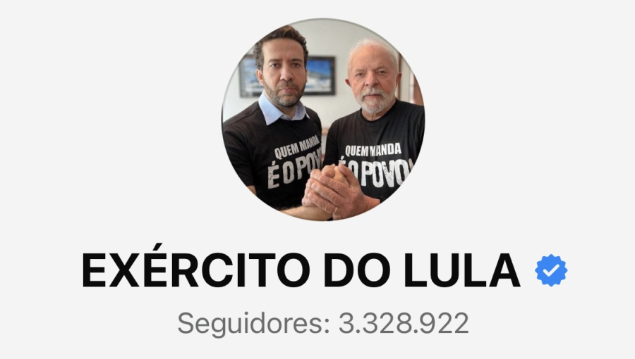 TSE manda suspender perfil criminoso de fakenews exército do Lula no whatsapp