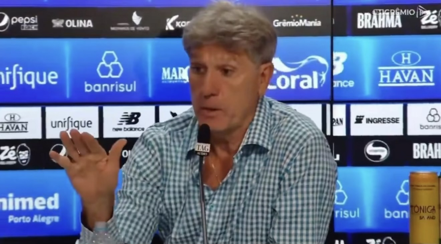Renato Gaúcho critica a imprensa após Gre-Nal e declara: “É por isso que sou Bolsonaro”